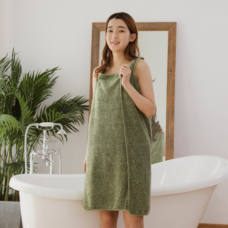 Serviette de bain Bambou - Effet robe