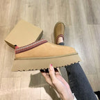 Bottines slipper à plateformes - Intérieur fourrure