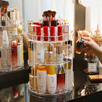 Organisateur de maquillage rotatif