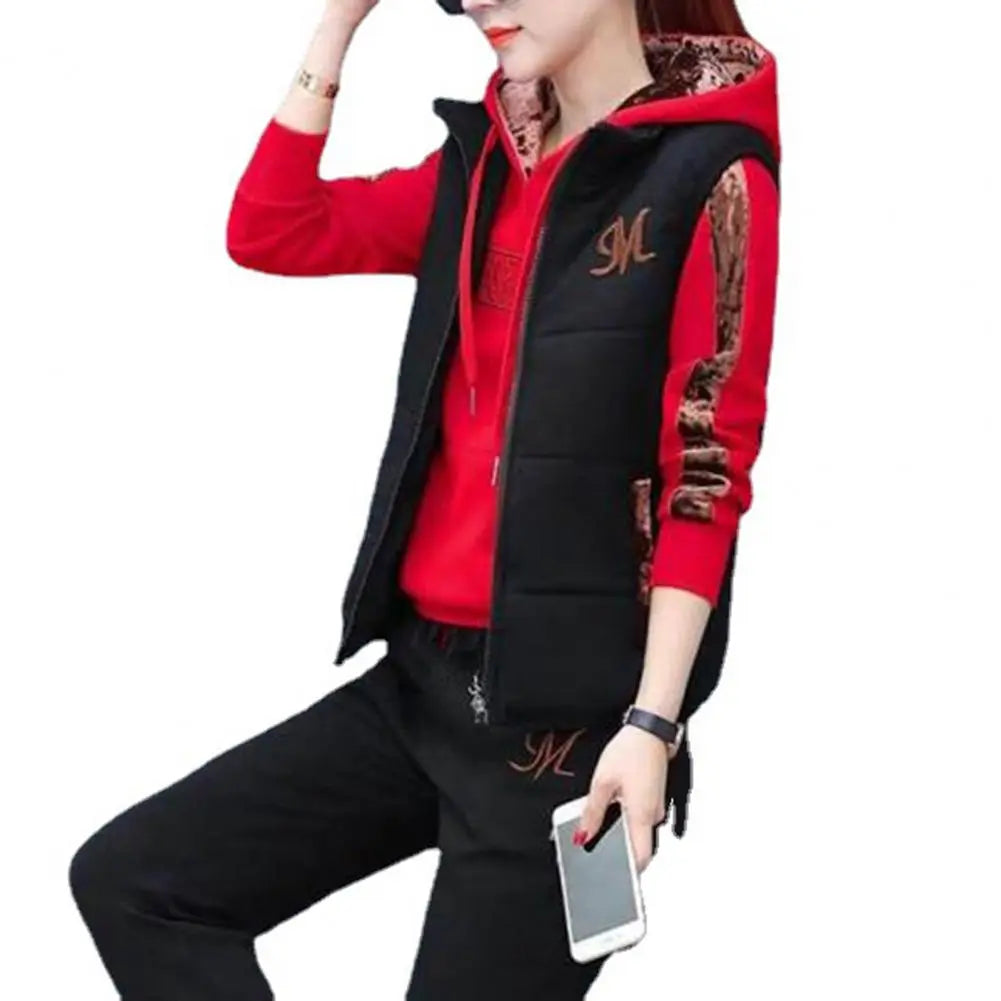 Women's 3-piece tracksuit with hoodie - Free shipping
