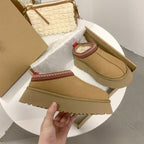 Bottines slipper à plateformes - Intérieur fourrure
