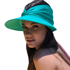 Visière large de plage tendance protection UV
