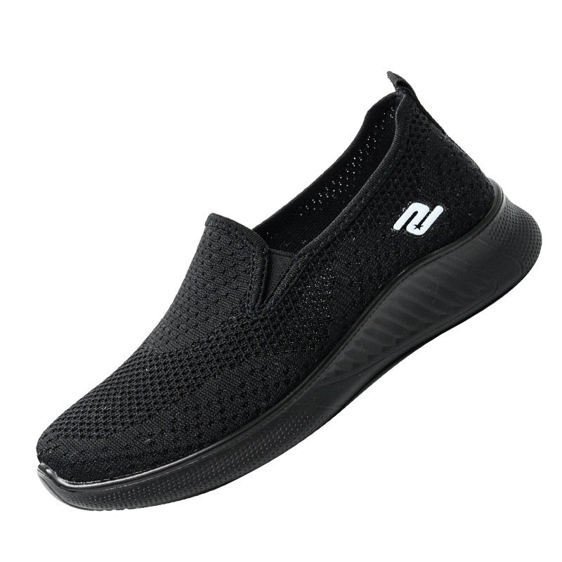 Mocassins en maille respirante pour femme