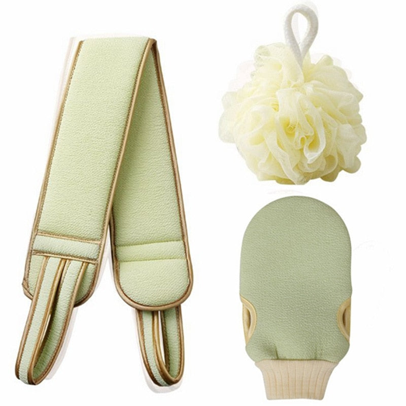 Kit de bain complet exfoliant