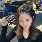 Barrette à trois fleurs pinces