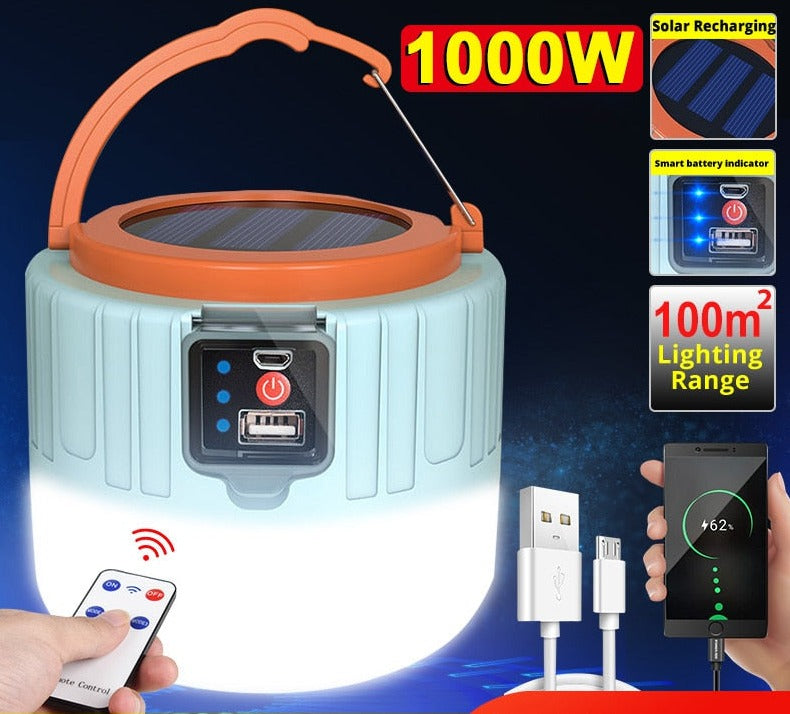 Lanterne solaire portable