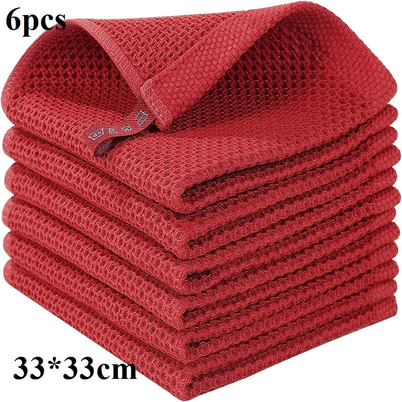 Paquete de 6 paños de cocina Absorción MÁX+