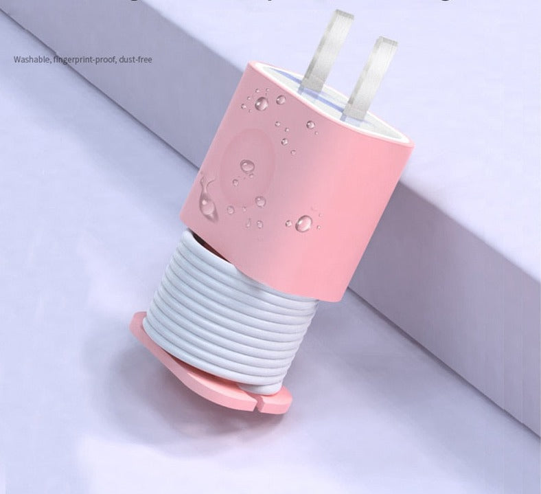 Protecteur de chargeur en silicone 2 en 1