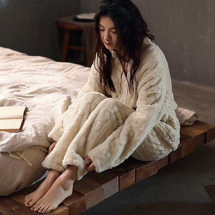 Ensemble cocooning d'intérieur pour femme