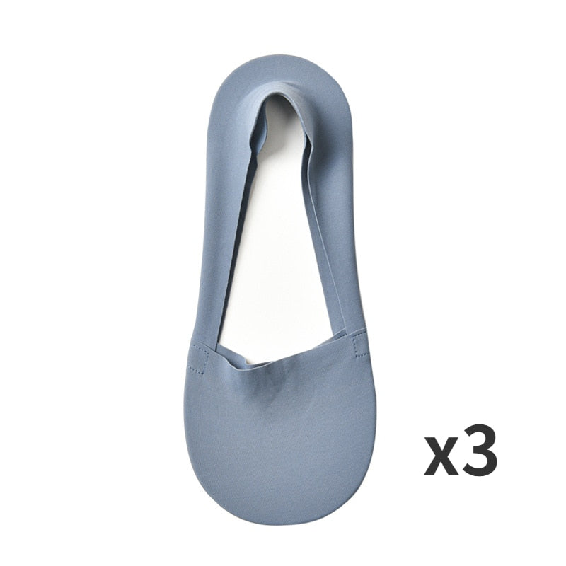 3x Calcetines antideslizantes de seda helada