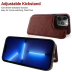 Etui portefeuille en cuir pour téléphone