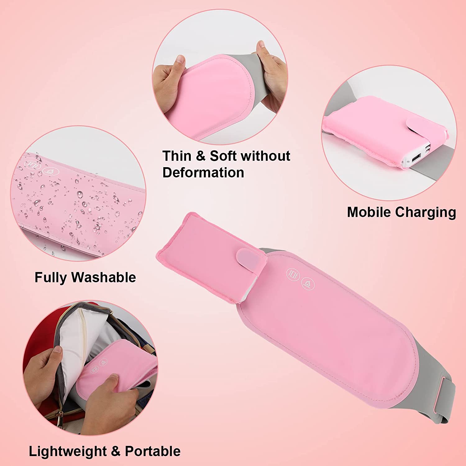 Ceinture chauffante menstruelle - Anti crampes