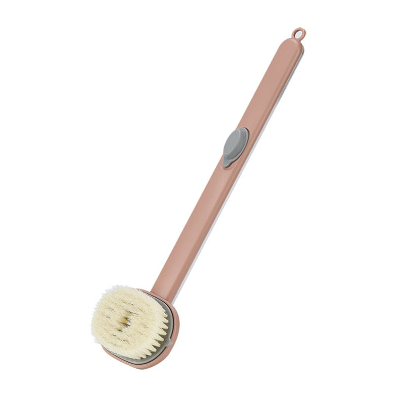 Brosse de massage et bain à manche long