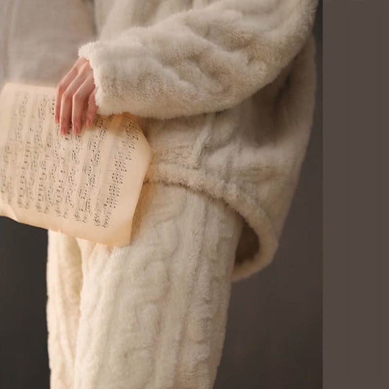 Ensemble cocooning d'intérieur pour femme