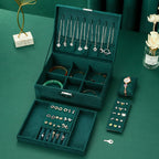Boîte à bijoux sécurisée en velours