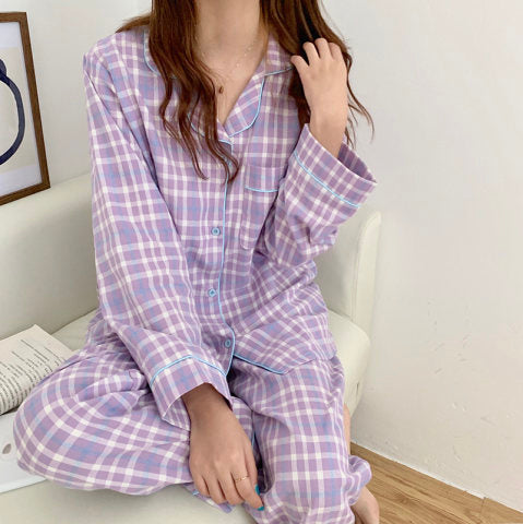 Pyjama à carreaux - Femme