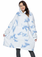 Sweat Plaid à capuche XXL
