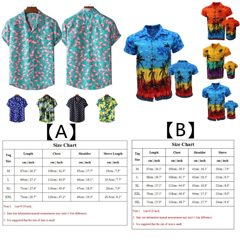 Chemise Hawaïenne à manches courtes -  Collection 2023