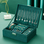 Boîte à bijoux sécurisée en velours