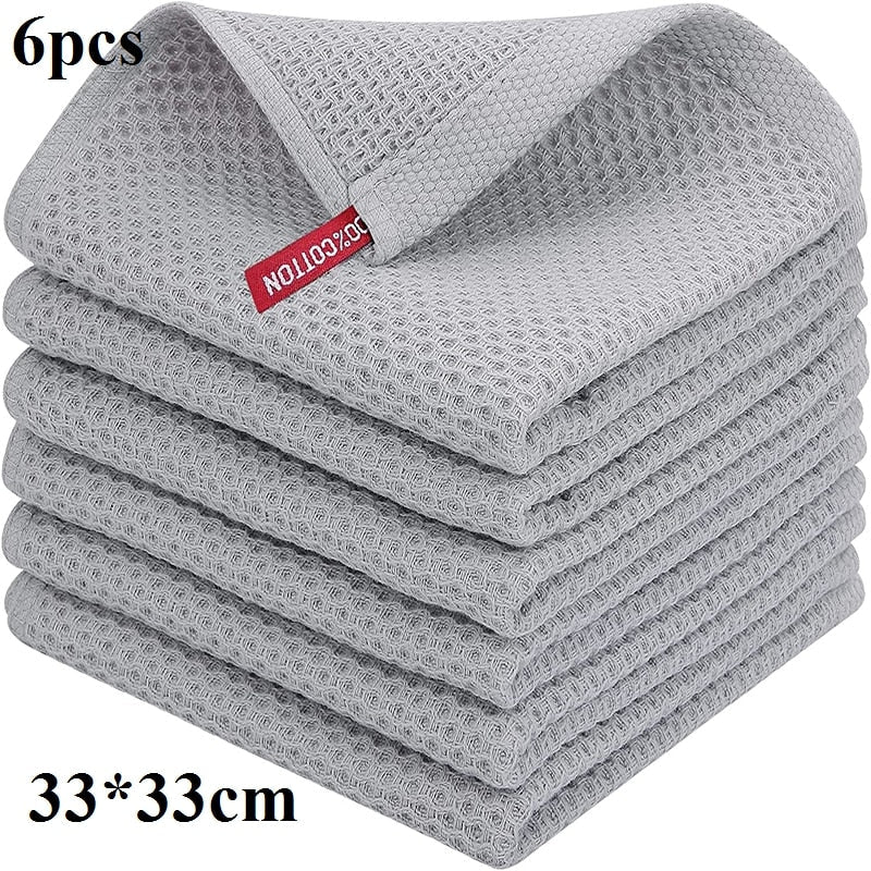 Paquete de 6 paños de cocina Absorción MÁX+