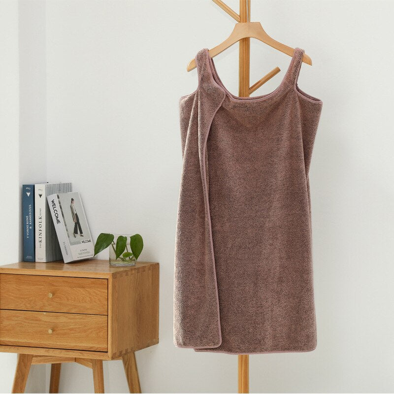 Serviette de bain Bambou - Effet robe