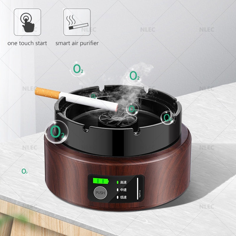 Cendrier anti fumée