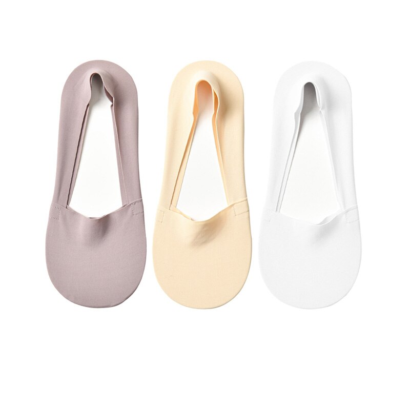 3x Calcetines antideslizantes de seda helada