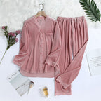 Pyjama élégant en velours pour femme
