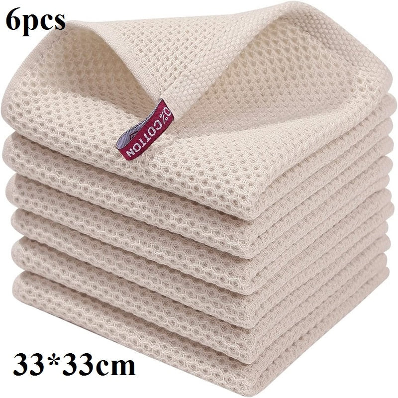 Paquete de 6 paños de cocina Absorción MÁX+