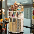 Organisateur de maquillage rotatif