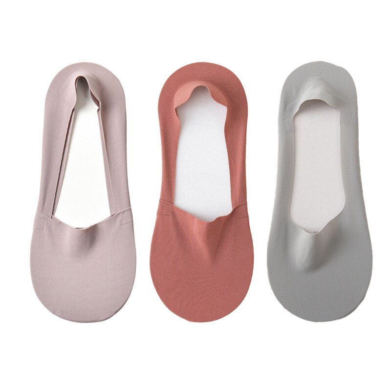 3x Calcetines antideslizantes de seda helada