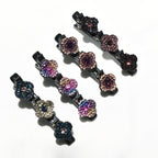 Barrette à trois fleurs pinces