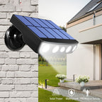 Lampe solaire rotative 3 modes -Système PIR