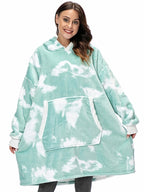 Sweat Plaid à capuche XXL