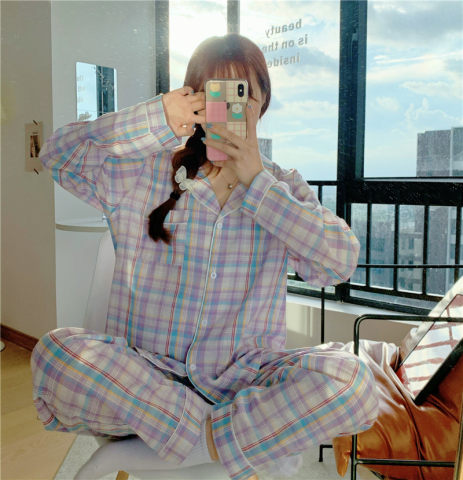 Pyjama à carreaux - Femme