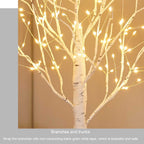 L'arbre lumineux 144 LED scintillantes
