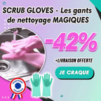 SCRUB GLOVES - Les gants de nettoyage MAGIQUES