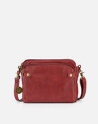 Bolso bandolera de cuero sintético suave