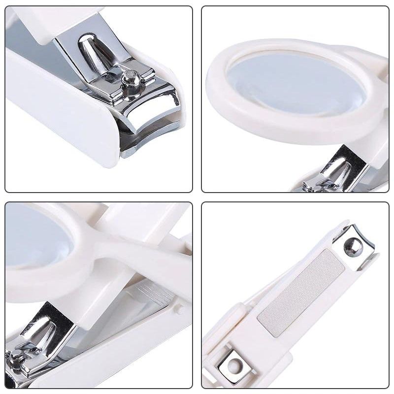 Coupe-ongles avec LED et loupe intégrés