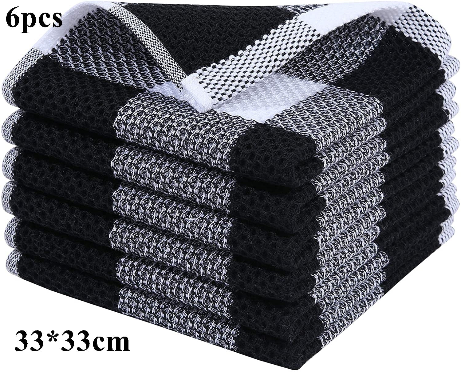 Paquete de 6 paños de cocina Absorción MÁX+