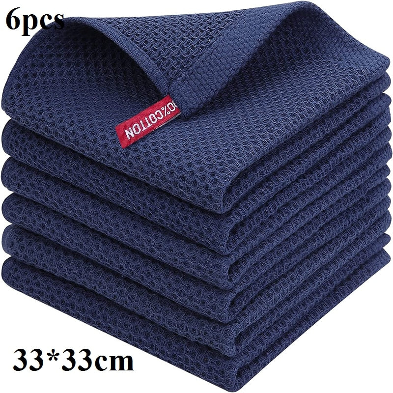 Paquete de 6 paños de cocina Absorción MÁX+
