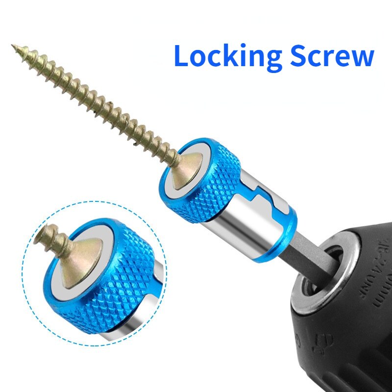 6X Embout Tournevis Magnétique Anneau Amovible