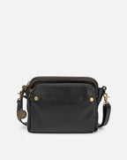 Bolso bandolera de cuero sintético suave