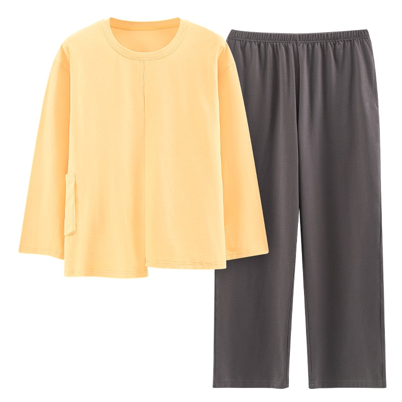 Pyjama femme ample en coton