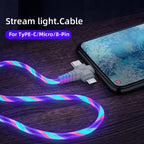 Câble de recharge 3 en 1 - Lumineux