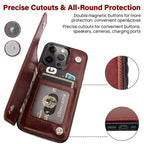 Etui portefeuille en cuir pour téléphone