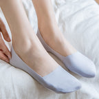 3x Chaussettes en soie glacée antidérapantes