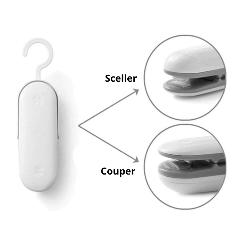 Mini appareil à sceller portable 2 en 1