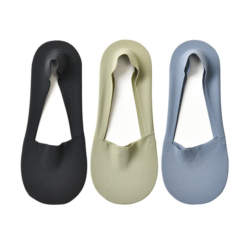 3x Calcetines antideslizantes de seda helada