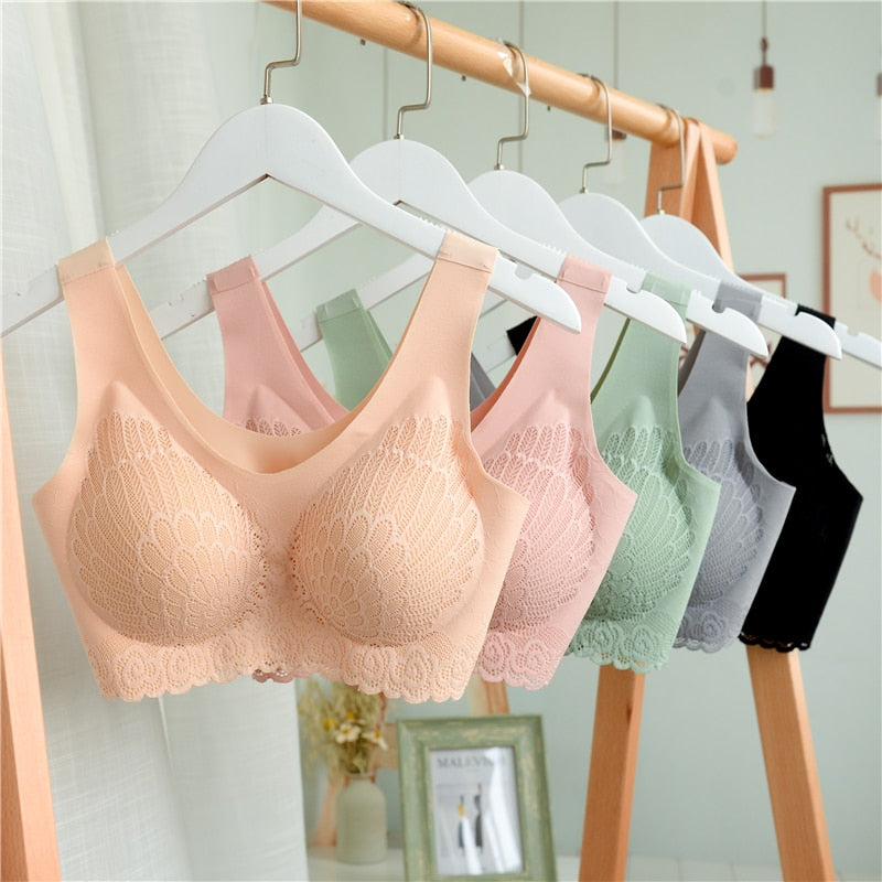 Lot de 3 Brassières Dentelle 5D sans couture